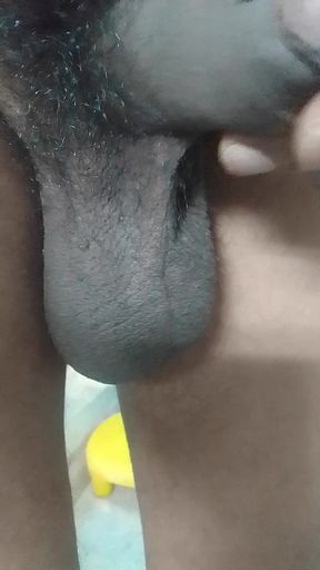 Nude bathing masturbate.