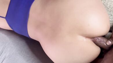 Colegiala gets her tight little ass pounded raw anal creampie