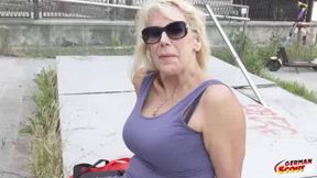 glasses at model casting