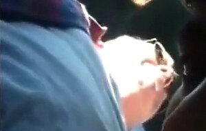 Blowjob in the Car with a Young Stud and an Older Gentleman