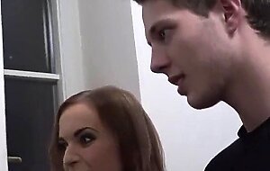 BBC Reams Chrissy Curves Pussy While Her Cuckold Hubby Watches