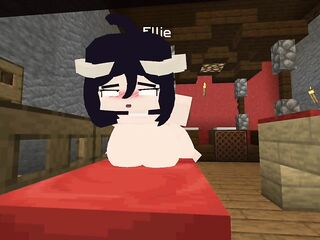 The Jenny Mod Minecraft Albedo from Overlord is lewd and willing to suck and her twat ravaged