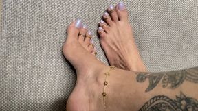 Leaving you mesmerized with my feet.