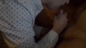 Cumming home from work - Martin eats 2 huge loads of cum
