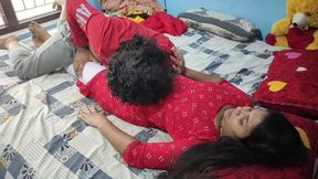 BDSM Hand Tied and Hard Doggy Fuck with Indian Step Sister