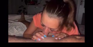 Wife Lost the Bet and Sucked Husband&#039;s Friend&#039;s Dick