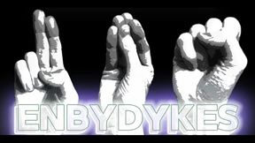 Nyx Cums Over and Over on Hex's Strap Loudly!