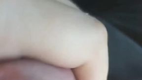 I jerk off in car in public place  Crazy orgasm on the touch and flash my dick