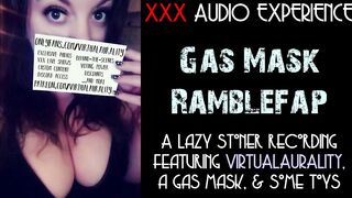 Talking & Masturbating while Wearing a Gas Mask (AUDIO ONLY ASMR)