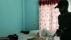 indian rich housewife fucking with delivery boy! husband don t know!