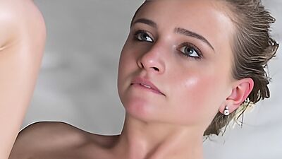 Massage Rooms Young plump bum teen gets fucked before creampie