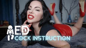 ED Cock Instruction