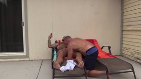 jason collins fucking his stepdad outside and cigar smoking!