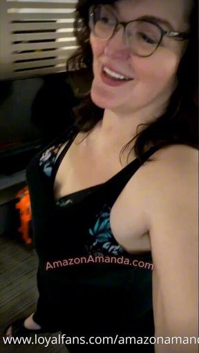 Amazon Amanda goes Live and **** Troy Typical