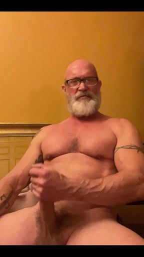 I Got a Video Request From a Fan, so I Sat Down and Showed Him My Big Daddy Cock, Stroked It Out for Him, and Blew a Big Load
