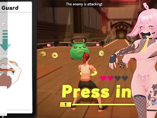 Screwing a Bunny Girl During Her Workout [VTuber]