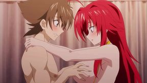 Red-Haired Teen Beast In New Year's Costume Jumps On Pole And On Classmate's Big Dick