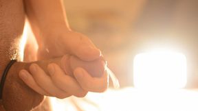 Slow &amp; Passionate Stroking Leads To an Aggressive Squeezing Cumshot