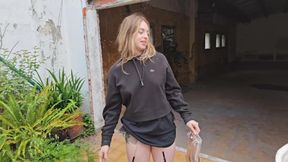 POV Your Girlfriend Suck Youu Cock in Spooky Place