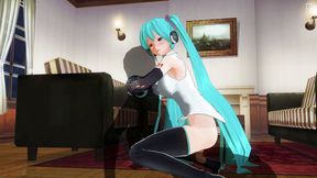 3D Hentai Hatsune Miku cowgirl