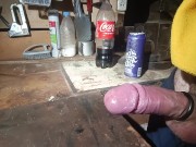 In the garage dick