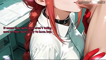 Your Doctor Makima is checking on your massive cock'_s health (Sex JOI)