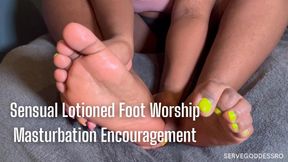 Sensual Lotioned Foot Worship Masturbation Encouragement - Royal Ro