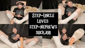 Step-Uncle Loves Step-Nephews Dirty Sockjob