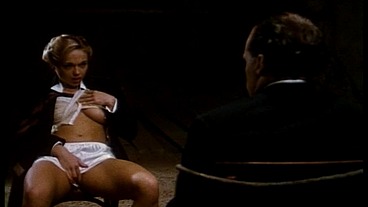 KELLY TRUMP is MATA HARI: she masturbates in front of her prisoner and then gives him a blowjob