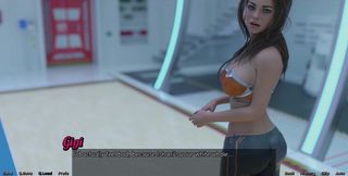 Stranded in Space - Petite Brunette Can't Stop Looking at Busty MILFs Tits