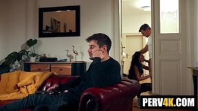 Naive Girl�s Steamy Sex with Boyfriend�s Dad &mdash;  Triggered by His Navy-Honed Urge to Shag!