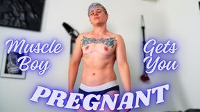 Romantic Dominant Partner Impregnates You - Jaq Quicksilver fills you with cum and makes you pregnant - soft dom, mpreg, impregnation fantasy, roleplay, muscles, eye contact - 720p mp4
