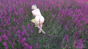 ”19yo Braided Nymph Nova Gets Fully Naked Outdoors!”