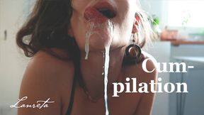 Sperm Cumplay and Blowjob Compilation - Lanreta