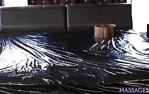 Wet MILF swallowed and jumped on dick after amazing body massage