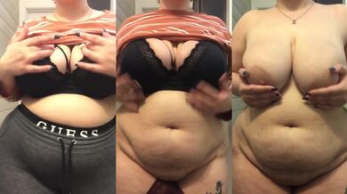 Bathroom strip tease