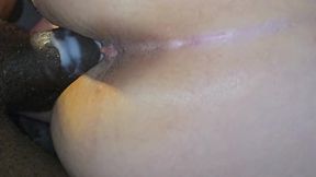 Fat Turkish authentic wife gets big black cock in her big ass doggystyle