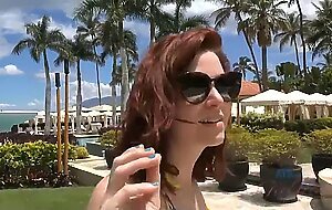 Emma Evins in a Hawaiian Creampie