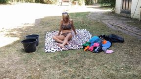 Inflatables in the garden! Part 1