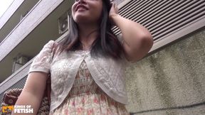 Shy Japanese Teen Gets Her Bush Pleased by a Guy at Porn Interview