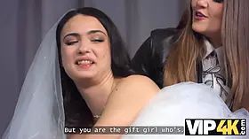 Vip4k. pre-wedding slutting in the fetish funhouse!