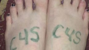 HIDING ON THE STAIRS