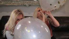 MILF Balloon Blowing