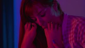 it s clear that what you like most is sucking my toes