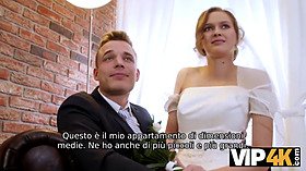 Vip4k. la coppia sposata determine di vendere la figa della sposa a buon prezzo