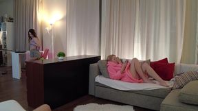 threesome with milf mia capri and young violet