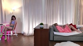 threesome with milf mia capri and young violet