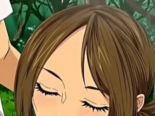Tayu 2 - Horny hentai student gives a blowjob out behind the campus
