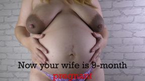 Ooops.. honey I'm really become pregnant after your boss cum in my pussy!  Milky Mari`s cuckold motivation series part 2