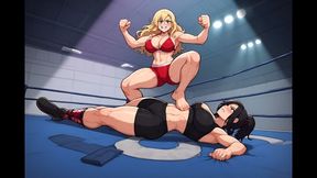 Female Wrestling Confessions #160: American Power vs European Grace